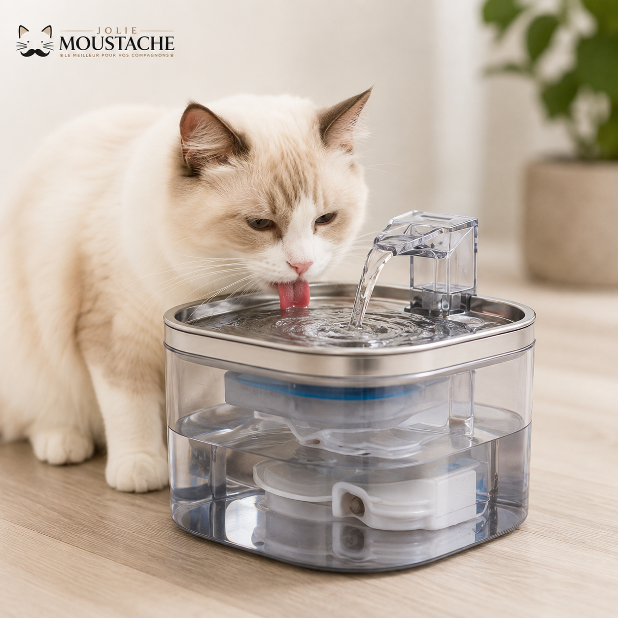 Fontaine à eau – Inox & Détection automatique
