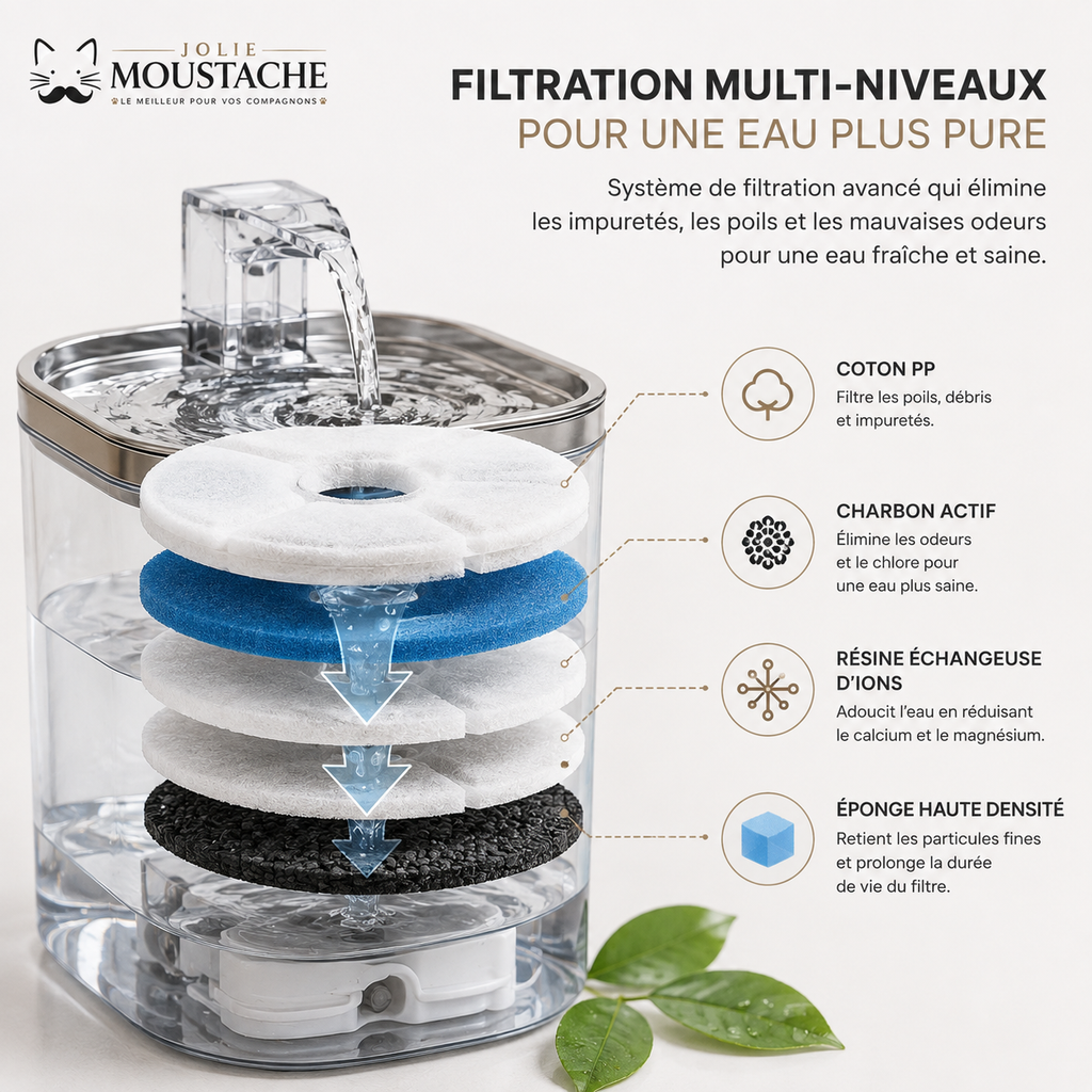 Fontaine à eau – Inox & Détection automatique